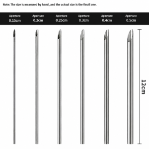 stainless steel pottery needle set - 6 piece hole punch tools